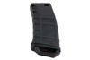Amarok Sports Polymer Mid Cap Magazine for AEG (250rds, Black/Red)
