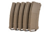 Amarok Sports Polymer Mid Cap Magazine for AEG (250rds, 5pcs/ Box Set, Tan)