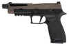 RWC SIG M17 GBB Airsoft Pistol - Cerakote Black Gold (Aluminum Slide)