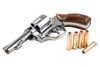 Marushin S&W M60 Gas Revolver (Wood Grip, 3 inch) - Silver