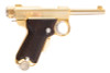 Marushin Baby Nambu Model Gun (Onshi Engraving) - Gold Plated