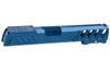 Dr. Black Tokyo Marui Hi Capa 5.1 GBB Aluminum MOS Slide (Type 'W', Blue)