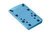 Dr. Black Aluminum Slide Type W / Y Red Dot Adapter Plate (Aqua)