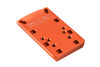 Dr. Black Aluminum Slide Type W / Y Red Dot Adapter Plate (Orange)