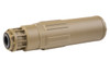 5KU CGS SCI-SIX Style Airsoft Suppressor - Tan