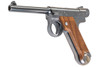 Marushin Nambu Type 14 Early Ver. GBB Airsoft Pistol - Silver with Wood Grip