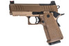 EMG Staccato Licensed CS Compact 2011 GBB Airsoft Pistol (Model: Master Grip / Standard / Green Gas) - DE