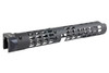 5KU VS-24 Aluminum AK Long Tubular Handguard for CYMA AK AEG Airsoft Series - BK
