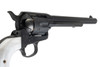 Marushin SAA .45 1st Gen. Late Cavalry Gas Revolver (7.5 inch, Matt Black w/ Pearl Grip)