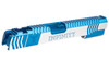 Gunsmith Bros Infinity Rangers Single Slide for Tokyo Marui Hi-Capa GBB Pistol - Blue 2 Tone