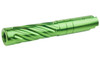 Dr. Black Hi-Capa 4.3 GBB Outer Barrel (Type -Spiral Storm, 6063 Aluminum, Green)