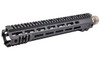 Z-Parts MK4 Rail (Aluminum, 13 inch with Barrel Nut) for VFC M4 GBBR Airsoft - BK