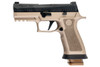 RWC Para Bellum P320 XCARRY GBB Airsoft Pistol - Cerakote Fools Gold