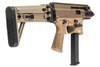 Maruyama SCW-9 Pro G GBB Airsoft SMG with MBT Stock - Tan