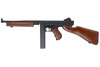 Cybergun Thompson Licensed M1A1 Military AEG Airsoft Rifle - Real Wood (by King Arms)