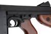 Cybergun Thompson Licensed M1A1 Military AEG Airsoft Rifle - Real Wood (by King Arms)