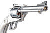 Marushin Super Blackhawk Gas Revolver (4.62inch, White Pearl Grip, X Cartridge Series) - Silver