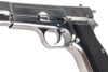 Marushin Browning Hi-Power Commercial Model Gun - Silver
