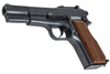 Marushin Browning Hi-Power Military Model Gun - Excellent Heavy Weight with Wood Grip