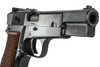 Marushin Browning Hi-Power Military Model Gun - Excellent Heavy Weight with Wood Grip