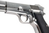Marushin Browning Hi-Power Canadian Model Gun - Silver