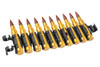 Battleaxe A&K M249 AEG Sound Control Drum Magazine (2200 rounds) - Woodland
