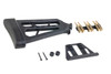 G&G LevAR Picatinny Rail Mount Stock - Black
