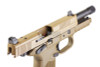 Cybergun FN Herstal FNX45 Tactical Airsoft Gas Blowback Pistol (by VFC) - TAN