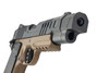 KJ Works KP-24 1911 CO2 Airsoft Pistol - Tan Two Tone (Full Metal)