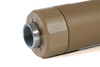 Crusader TR45S Silencer w/ 16mm (CW) & 14mm (CCW) Adapter - TAN