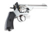 WinGun Webley MK VI Airsoft Revolver CO2 792 (Black Grip, 6mm Version) - Silver