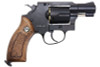 WinGun Airsoft Revolver CO2 733 (2inch, Brown Grip, 6mm Version) - Black