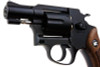 WinGun Airsoft Revolver CO2 733 (2inch, Brown Grip, 6mm Version) - Black