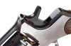 WinGun Airsoft Revolver CO2 721 Nagant M1895 (4 inch, Brown Grip, 6mm Version) - Silver