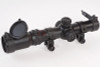 AIM-O Rifle Scope (1-4X24SE Tactical Illuminated Crosshair, Red / Green Reticle) - Black