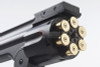WinGun Break Top Major 3 1877 Airsoft Revolver CO2 793 (Brown Grip, 6mm Version) - Black