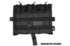 Crye Precision (By ZShot) AVS / JPC Molle Front Flap w/ Flat M4 Pouches (Black)