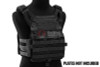 Crye Precision (By ZShot) Jumpable Plate Carrier JPC 2.0 w/ Flat M4 Molle Front Flap (L Size / Black)