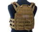 Crye Precision (By ZShot) Jumpable Plate Carrier JPC 2.0 w/ Flat M4 Molle Front Flap (L Size / Coyote Brown)