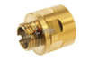 COWCOW Technology A01 Stainless Steel Silencer Adapter (11mm CW to 14mm CCW) - Gold