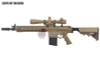 ARES SR25-M110K Airsoft M4 AEG Sniper - Tan (Licensed by Knight's)