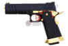 AW Custom HX20 Hi Capa GBB Airsoft Pistol - Black / Gold
