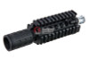 G&P QD Daniel Defense Style 4.5 inch Front Set for G&P M.T.F.C. System M4 Upper Receiver  - Black