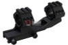 AIM-O Scope Mounts - Extended (25.4mm-30mm with Top Rail) - Black