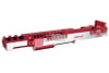 Gunsmith Bros CNC Aluminum Limited Razorcat Open Slide Set for Tokyo Marui Hi Capa 5.1 GBB - 2 Tone Red