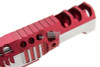 Gunsmith Bros CNC Aluminum Limited Razorcat Open Slide Set for Tokyo Marui Hi Capa 5.1 GBB - 2 Tone Red