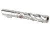 COWCOW Technology Tornado Stainless Steel Threaded Outer Barrel for Tokyo Marui Hi-Capa 5.1 GBB Series (.45 marking) - Silver