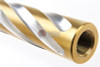 COWCOW Technology Tornado Stainless Steel Threaded Outer Barrel for Tokyo Marui Hi-Capa 5.1 GBB Series (.45 marking) - Gold