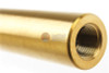 COWCOW Technology Stainless Steel Threaded Outer Barrel for Tokyo Marui Hi-Capa 4.3 GBB Series (.45 marking) - Gold