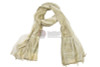 SilverBack Cotton Arab Shemagh Scarf XXL (Beige & Tan)